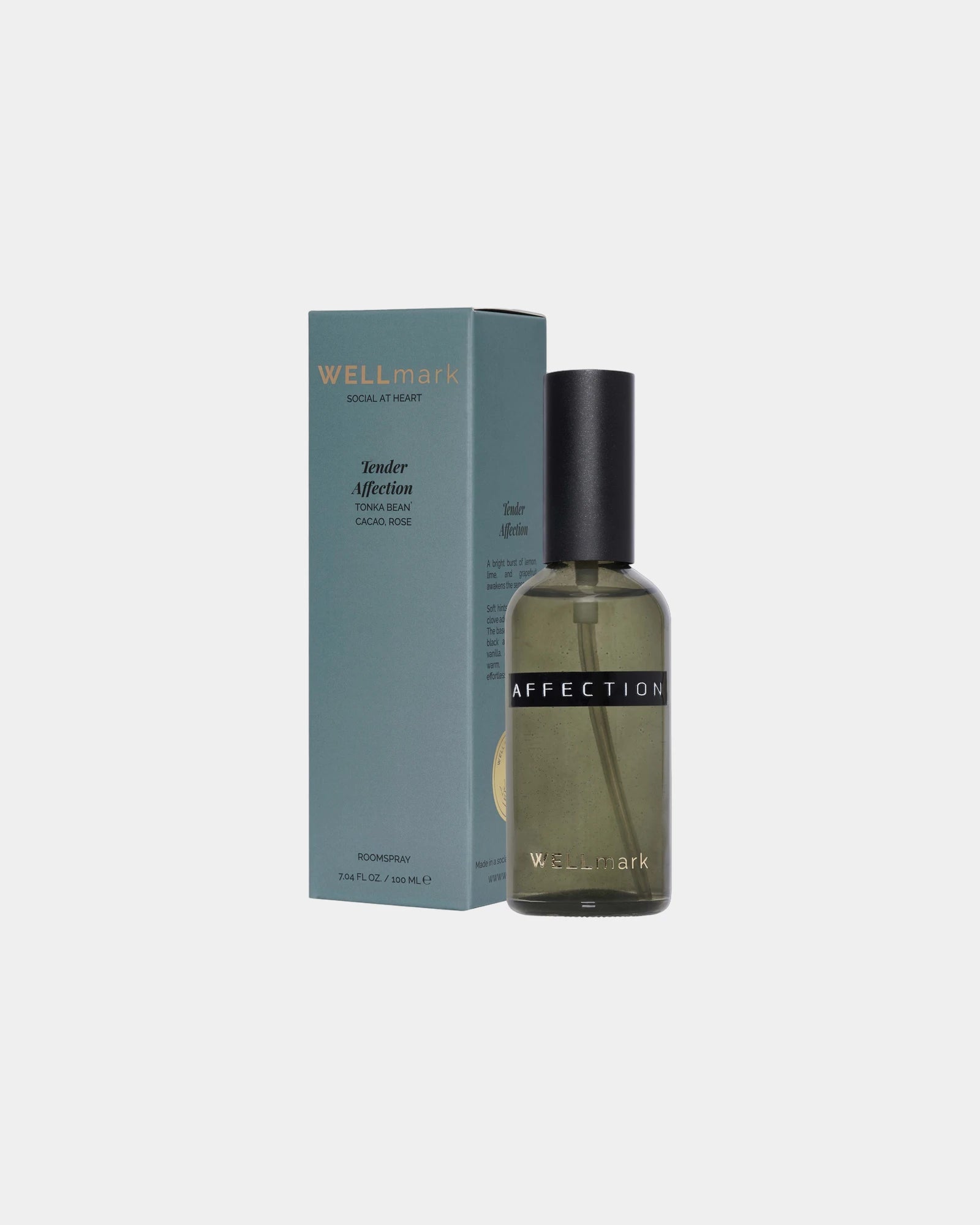 Promotional eco-friendly 100ml glass spray Wellmark - Black