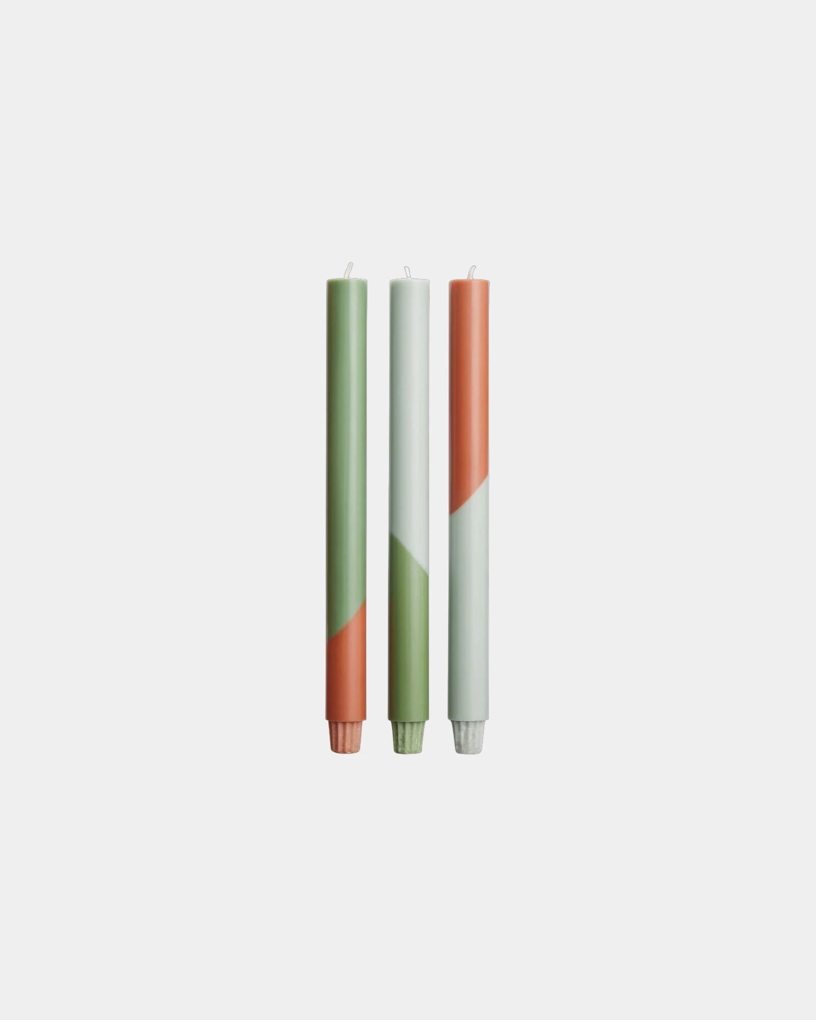 Promotional eco-friendly diagonal striped candles - 3