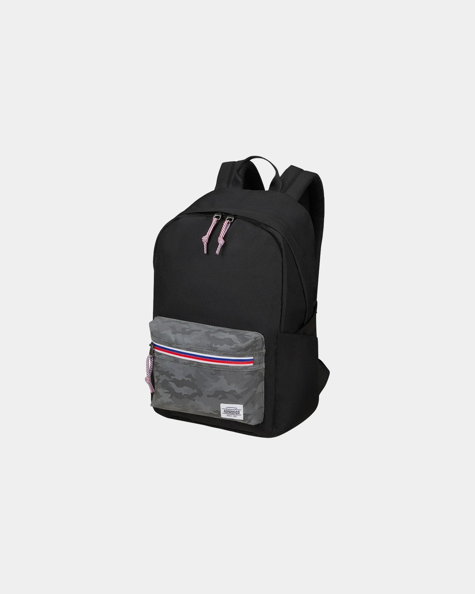 Custom waterproof backpack American Tourister UpBeat - Black-Grey
