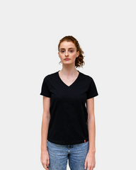 Women's V-Neck T-Shirt Made in France to Personalize