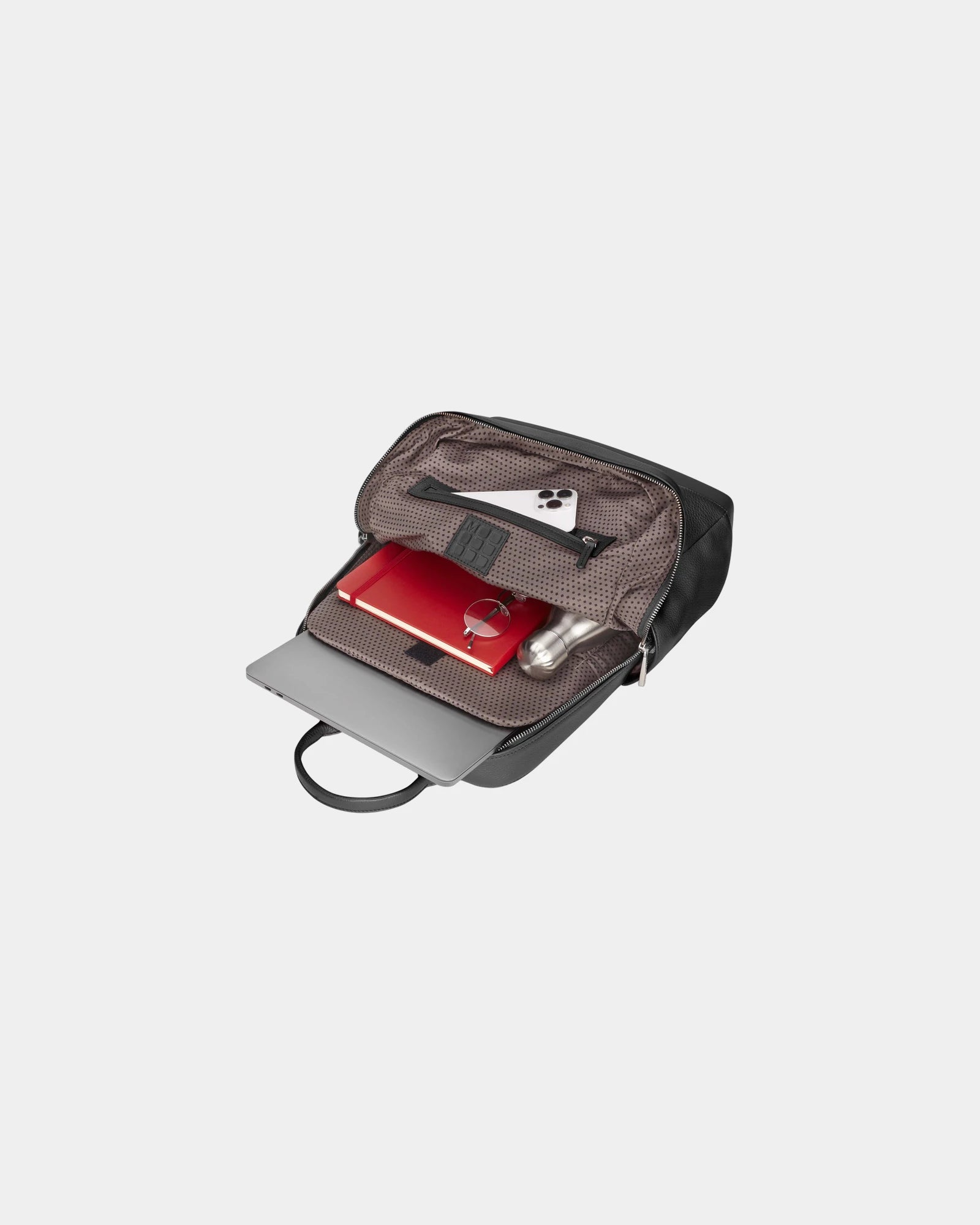 Custom eco-friendly leather backpack Moleskine Classic - 2