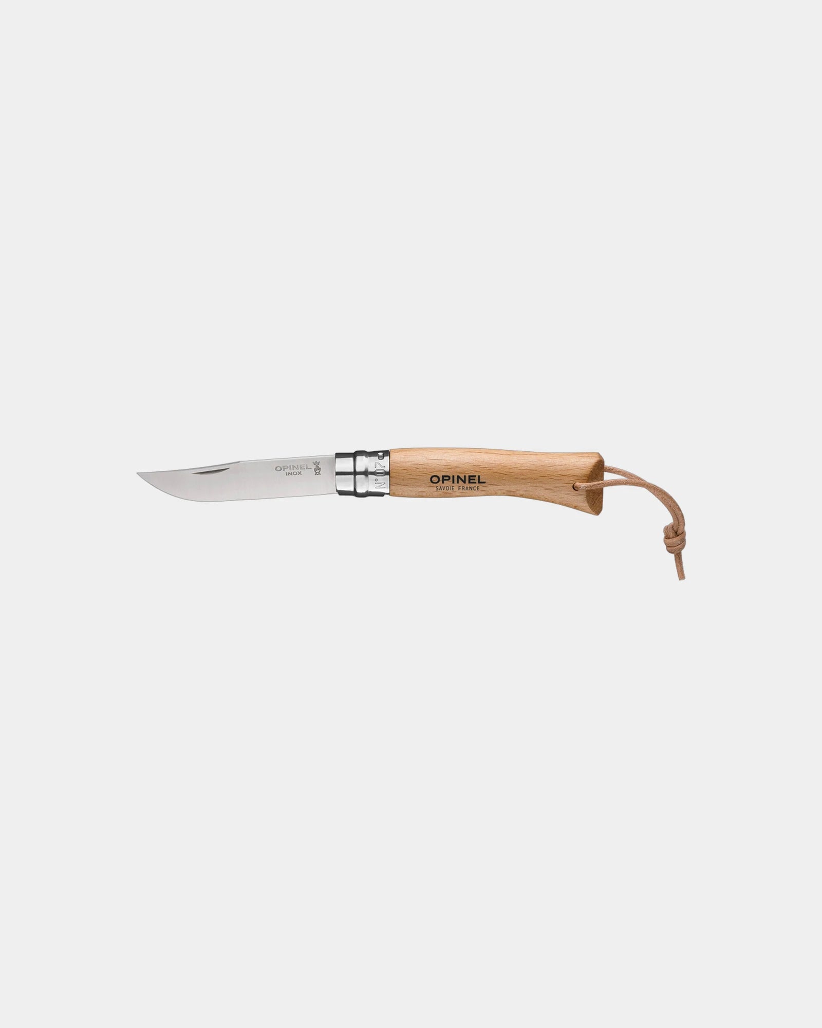Couteau acier inoxydable Opinel N°06 Baroudeur à personnaliser - Beige