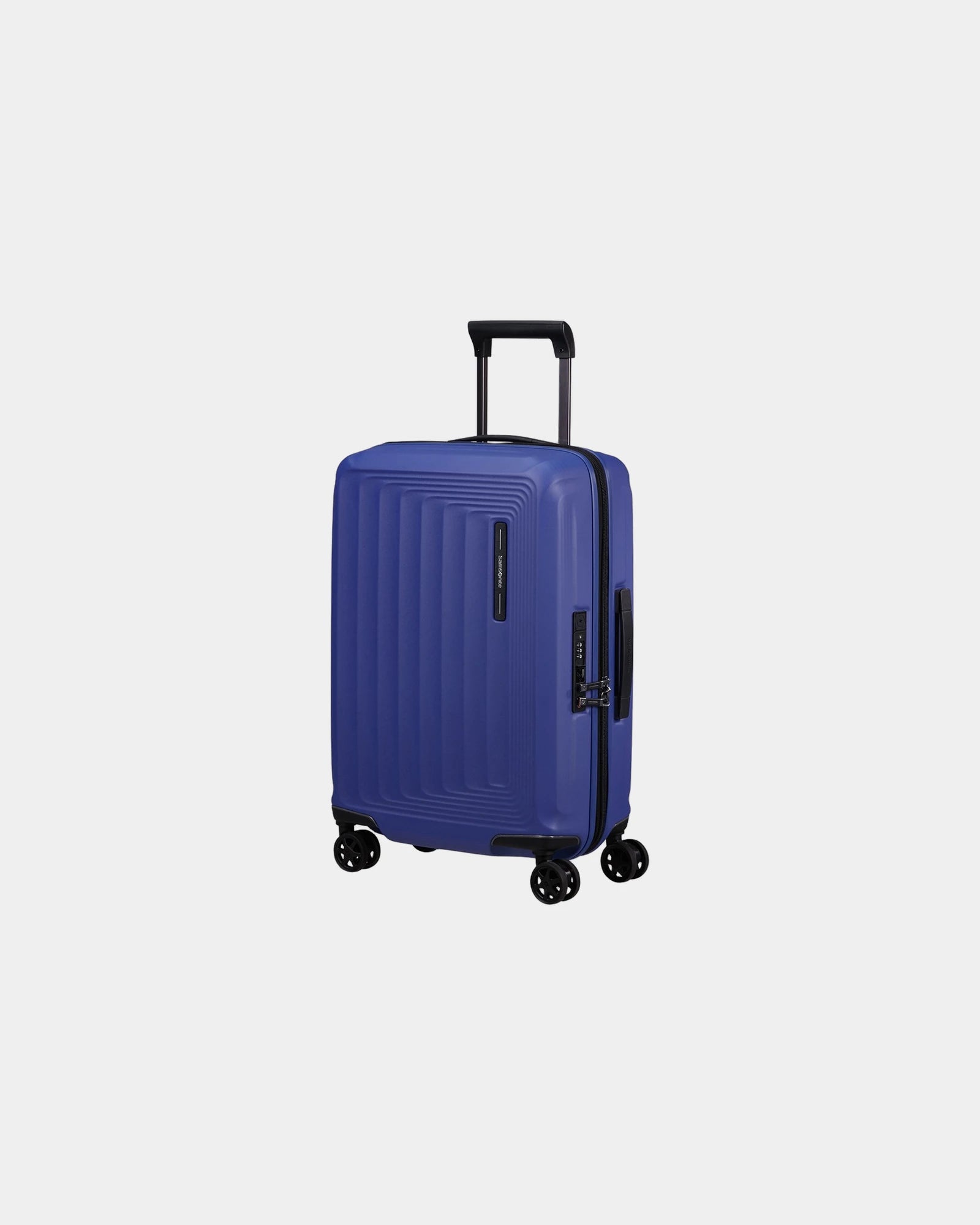 Custom expandable 81 cm suitcase Samsonite Nuon - Blue