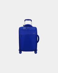 Custom nylon cabin suitcase Lipault 55 cm - Blue