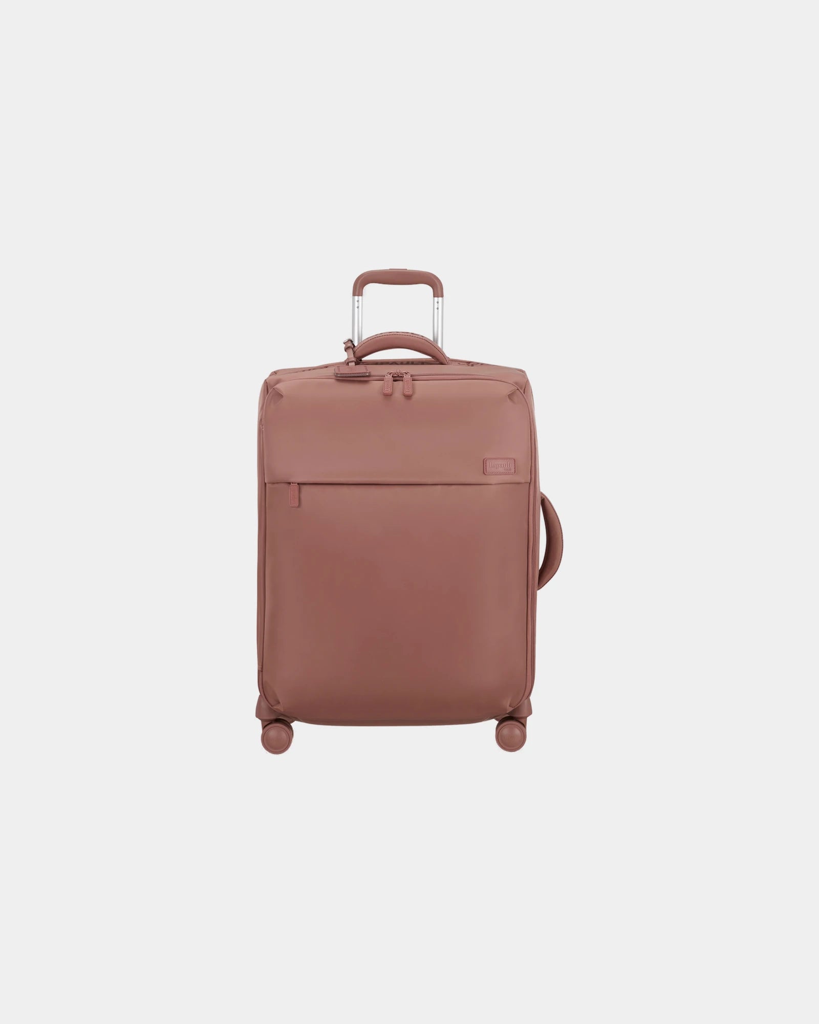 Custom nylon cabin suitcase Lipault 55 cm - Pink