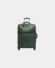 Custom nylon cabin suitcase Lipault 55 cm - Khaki