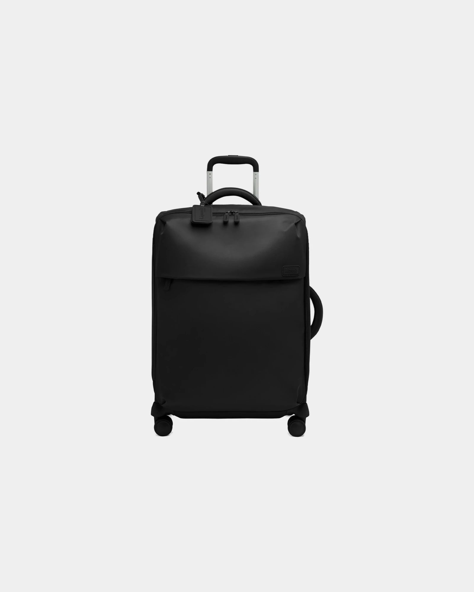 Custom nylon cabin suitcase Lipault 55 cm - Black
