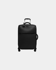 Custom nylon cabin suitcase Lipault 55 cm - Black