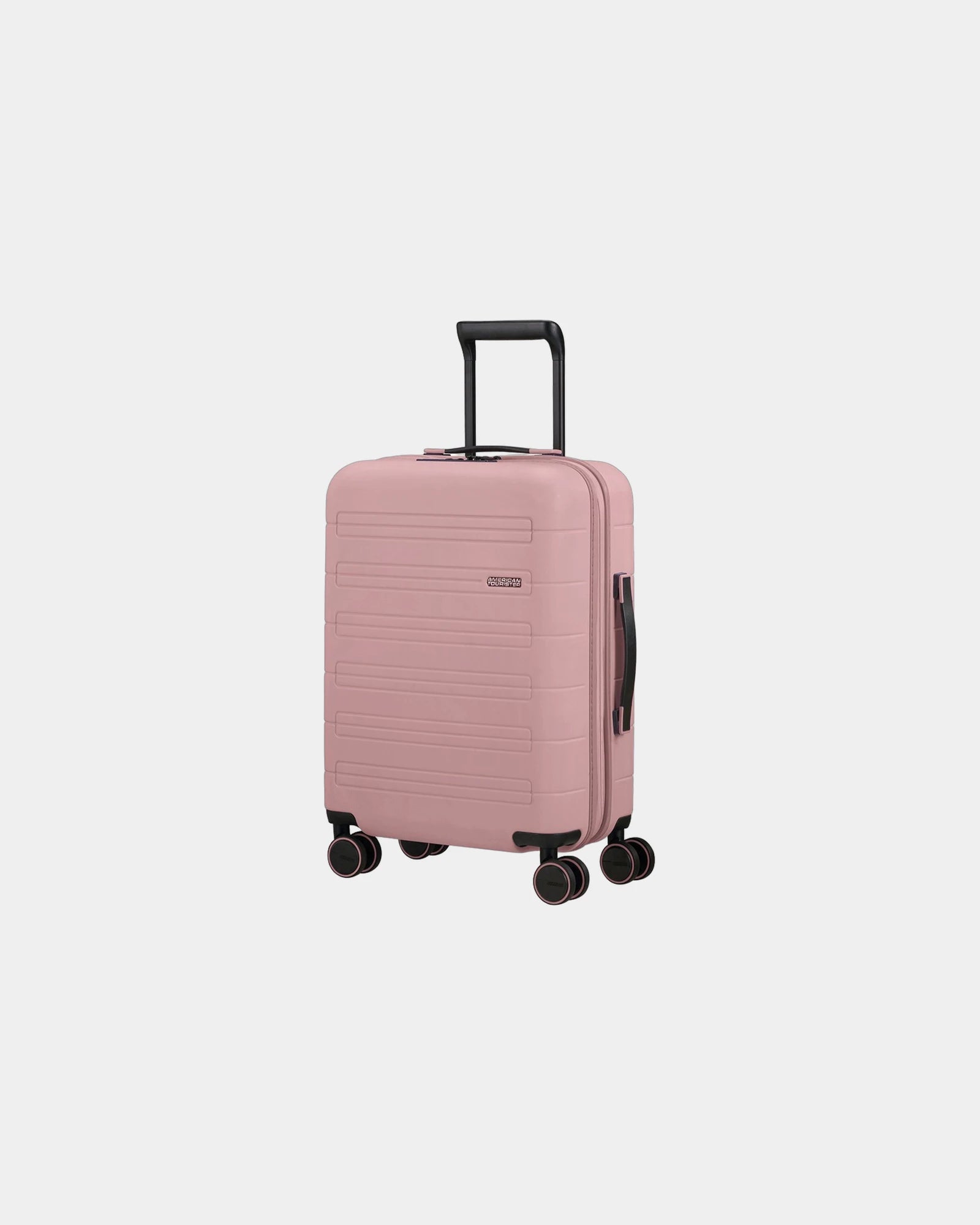 Custom recycled polycarbonate suitcase American Tourister - Dusty Rose