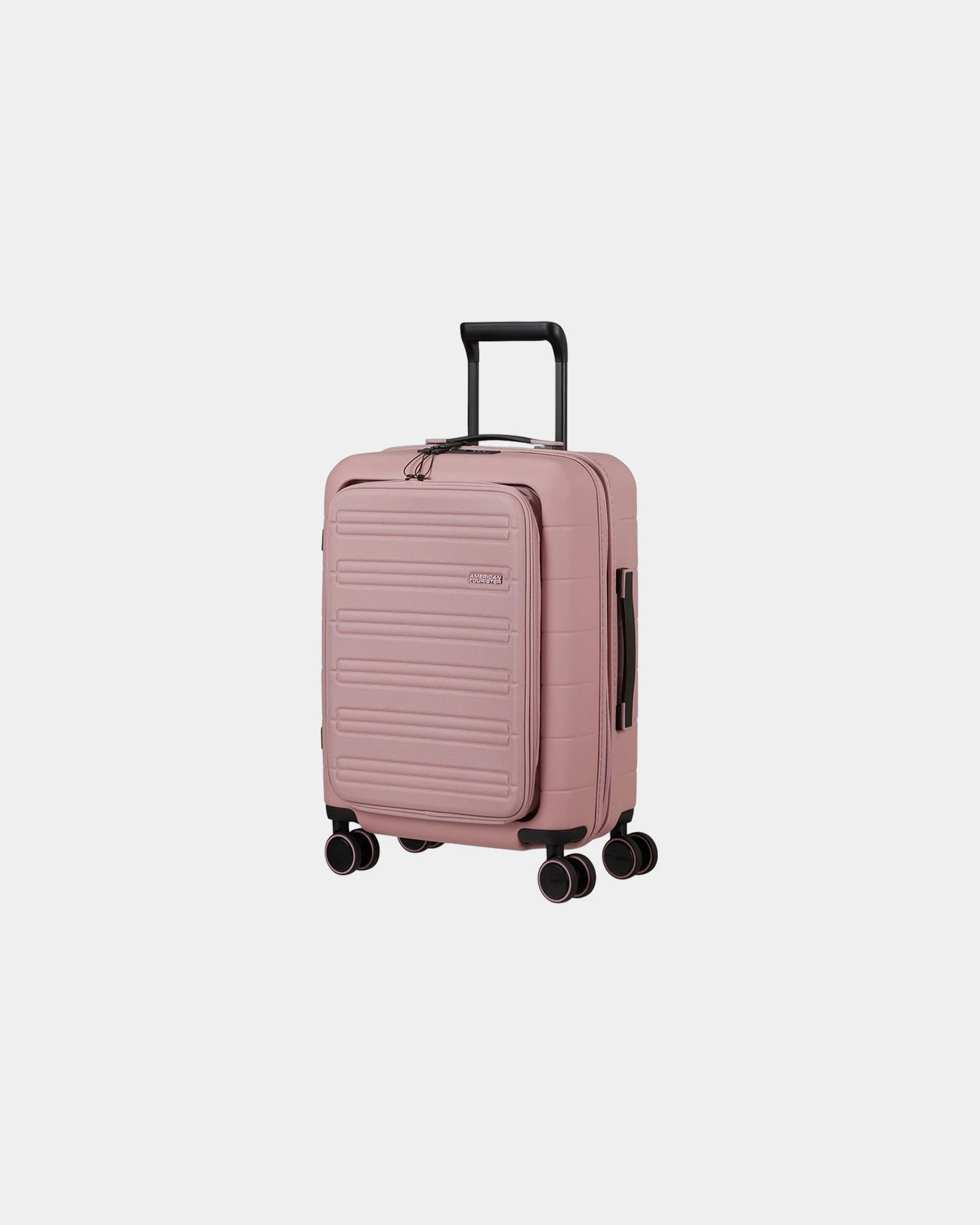 Custom recycled polycarbonate suitcase American Tourister - Dusty Rose
