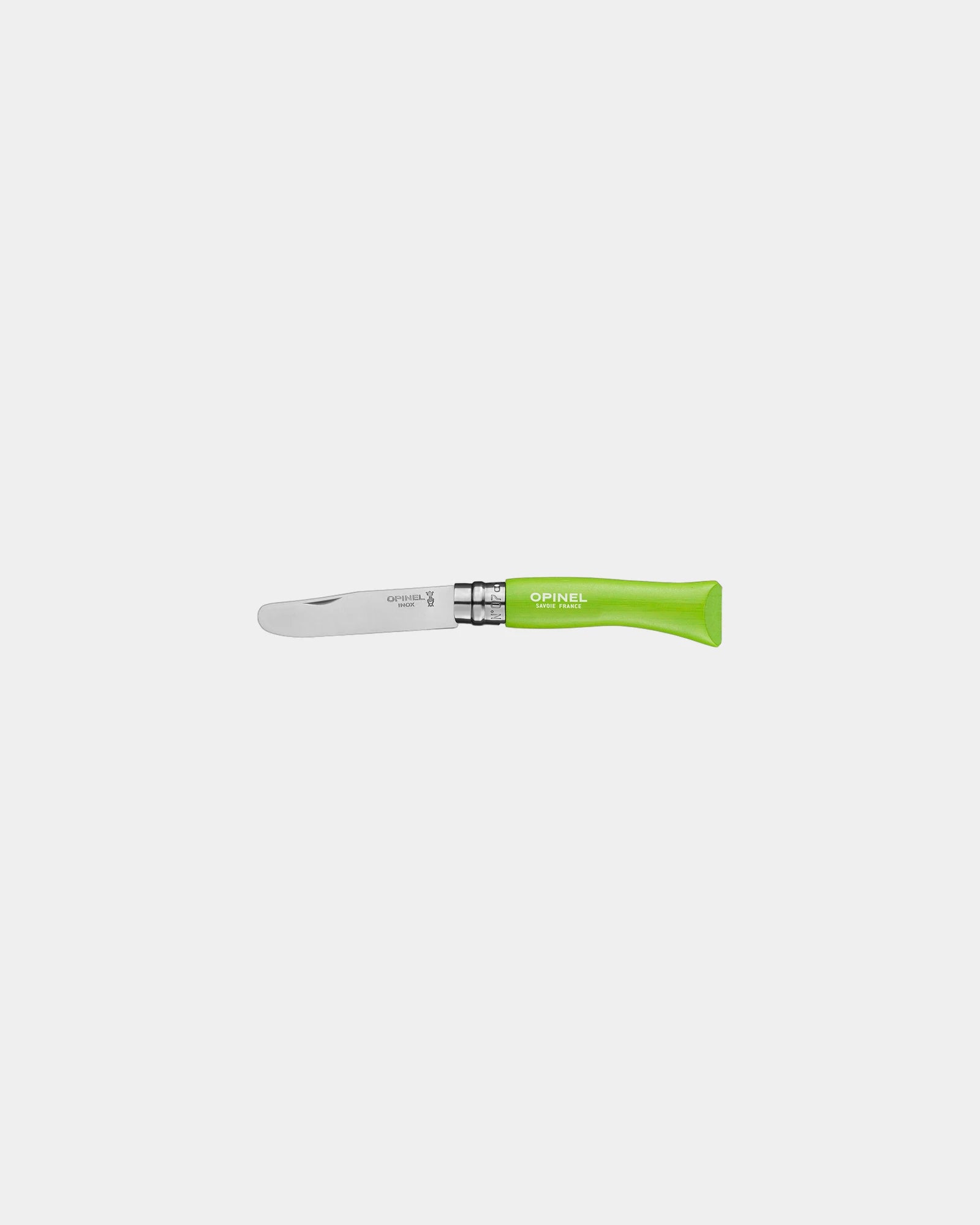 Couteau acier inoxydable Opinel Mon Premier à personnaliser - Green