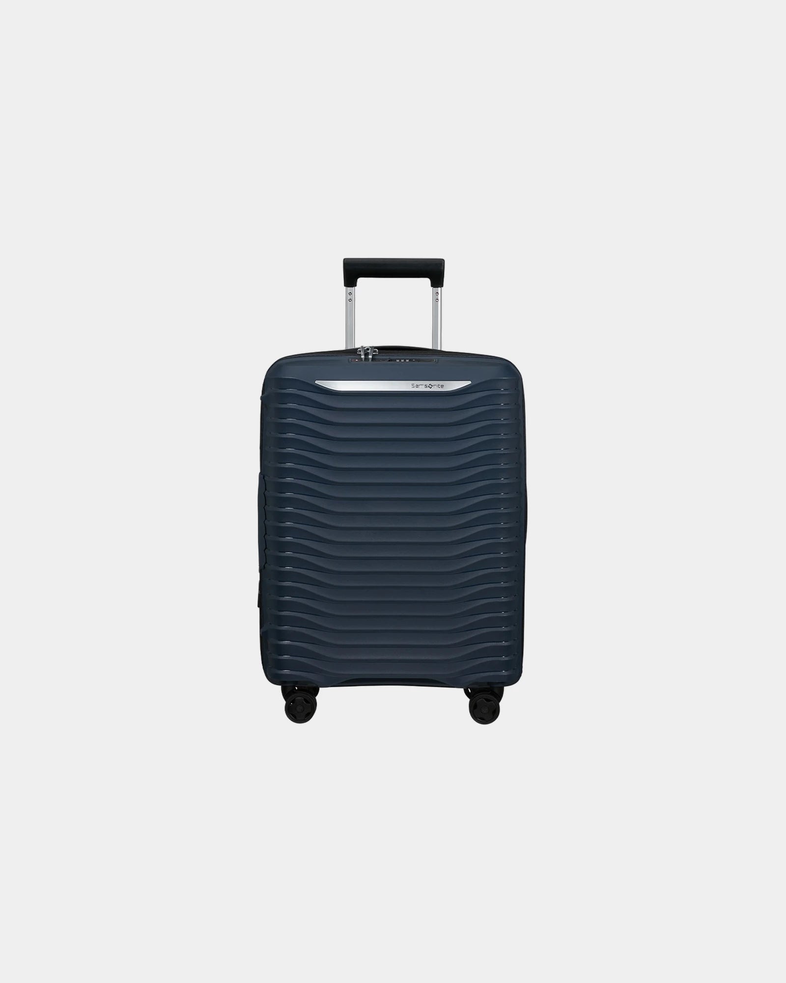 Custom expandable hard suitcase Samsonite Upscape 68 cm - Dark Blue