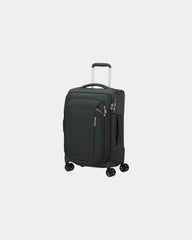 Valise souple recyclée Samsonite RESPARK 55 cm à personnaliser - Vert Foncé