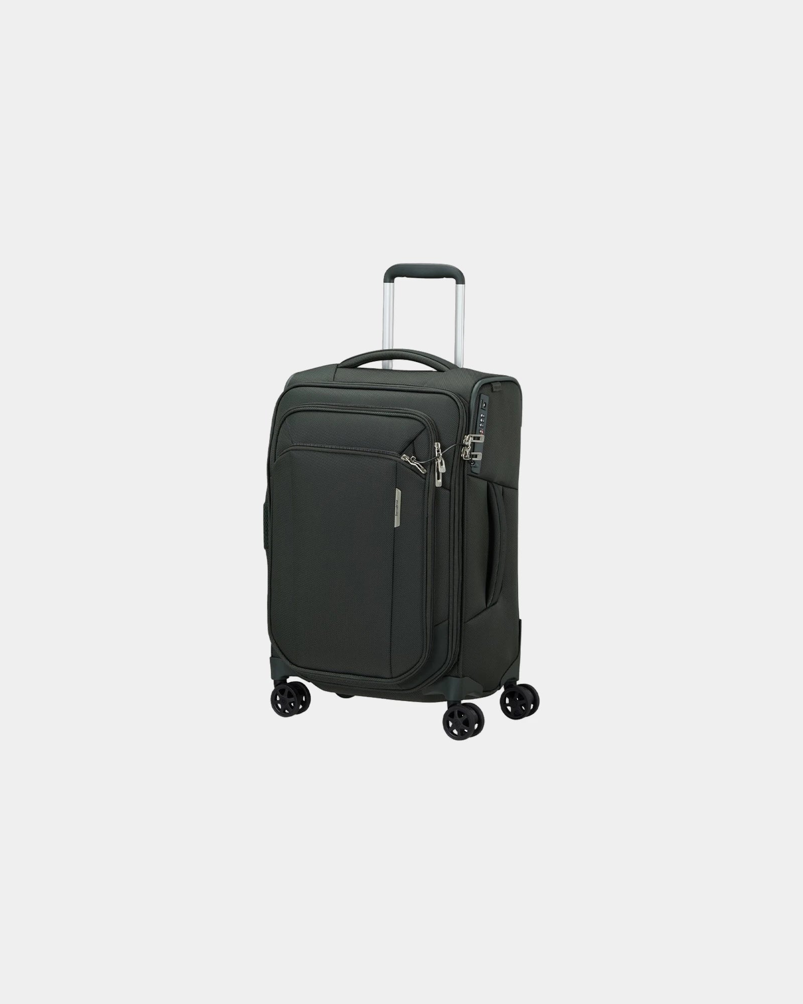 Valise souple recyclée Samsonite RESPARK 67 cm à personnaliser - Vert Foncé