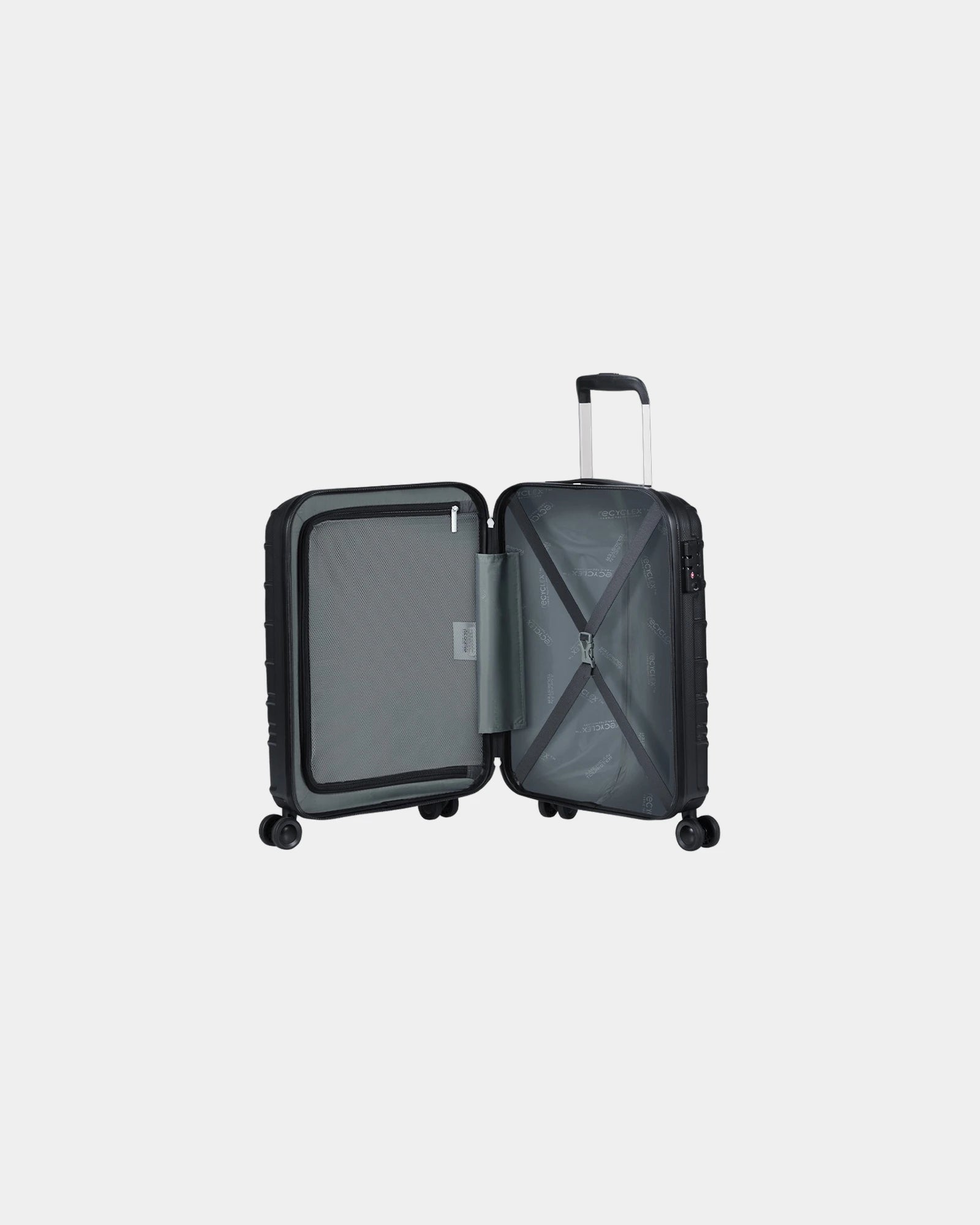 Promotional recycled polyester suitcase American Tourister - 10