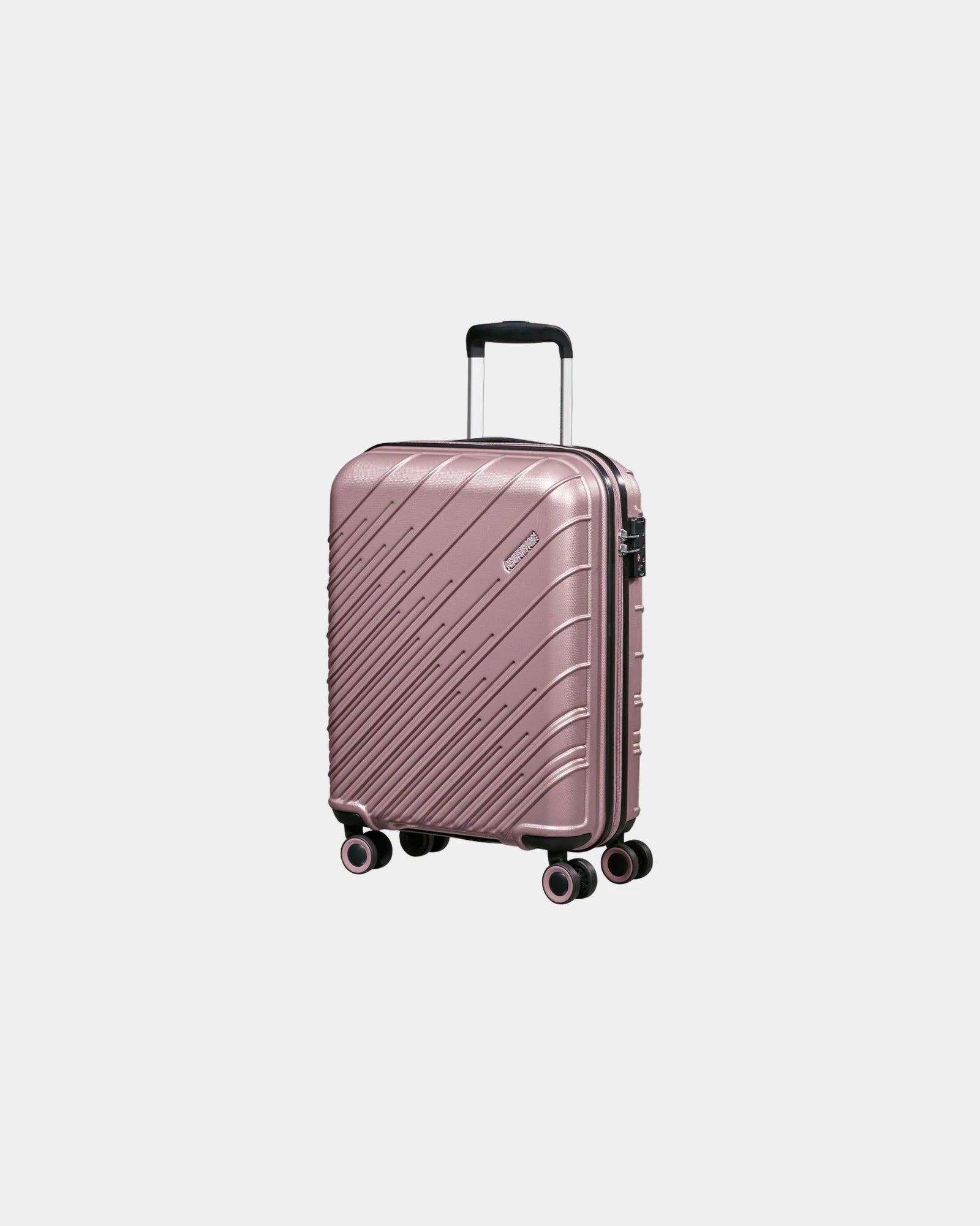 Custom recycled polyester suitcase American Tourister - Pink
