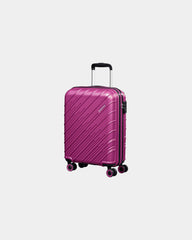 Custom recycled polyester suitcase American Tourister - Dark Pink