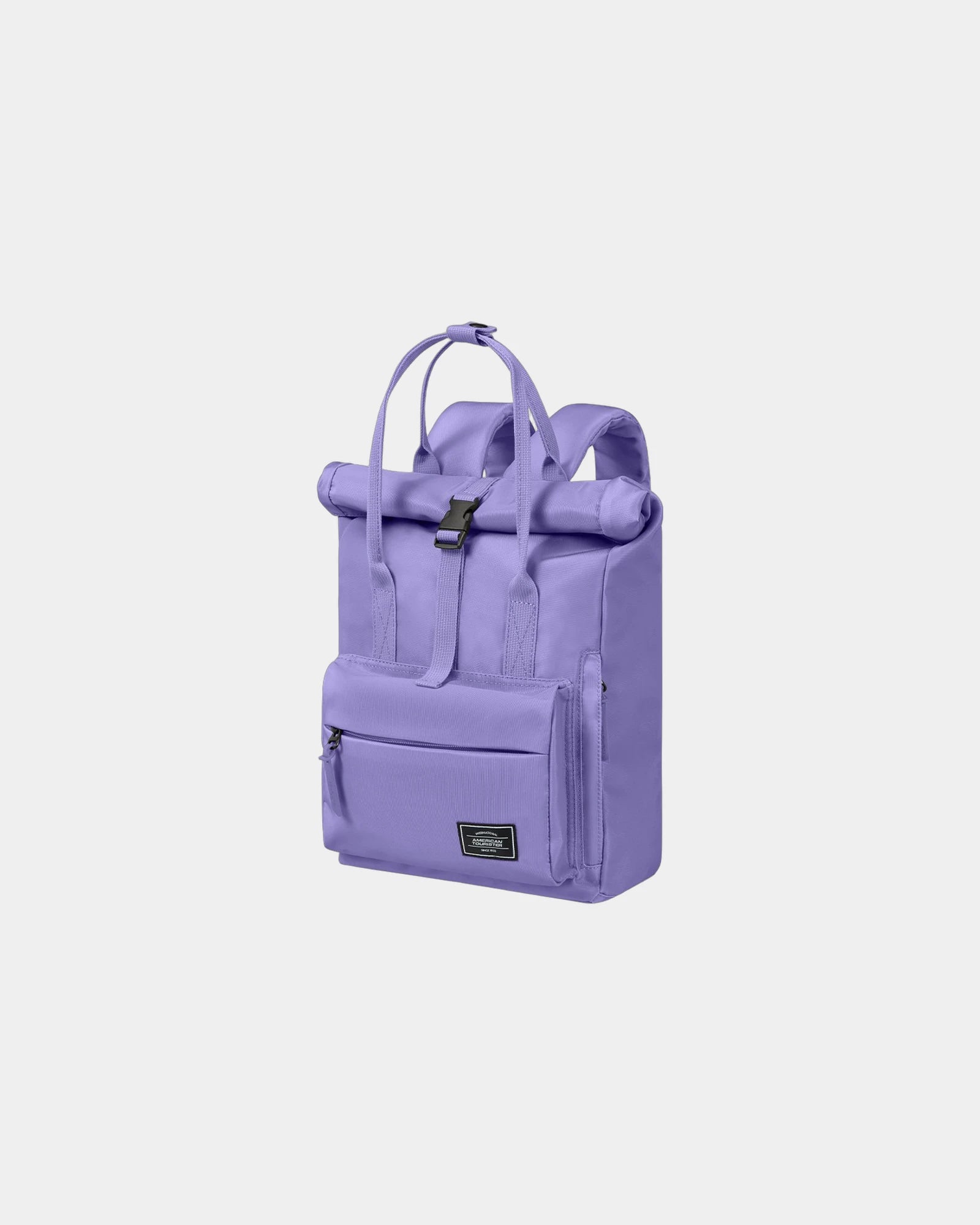 Custom recycled polyester backpack American Tourister Urban - Purple
