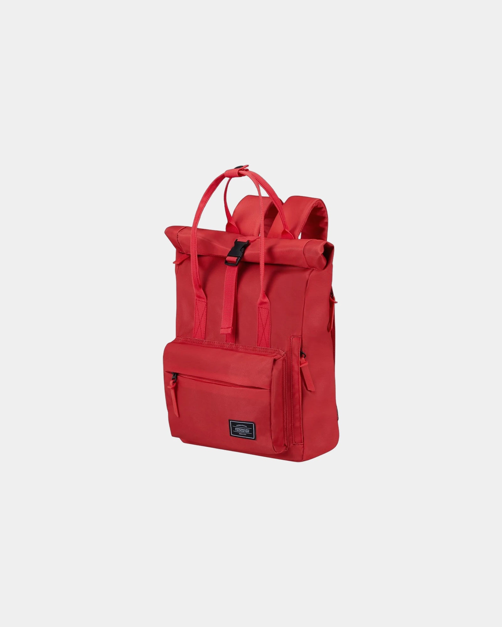 Custom recycled polyester backpack American Tourister Urban - Red