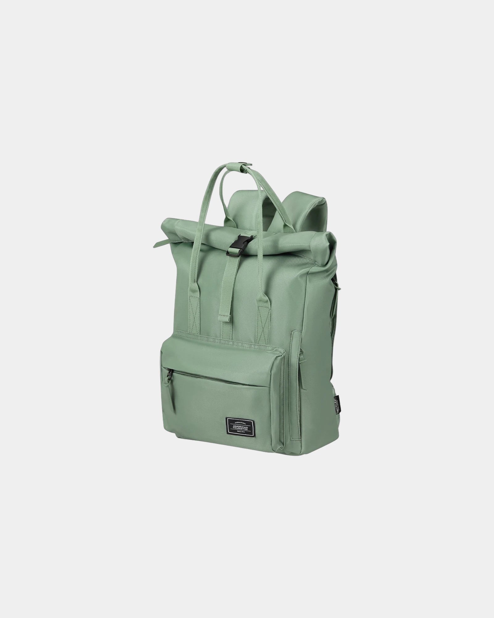 Custom recycled polyester backpack American Tourister Urban - Khaki