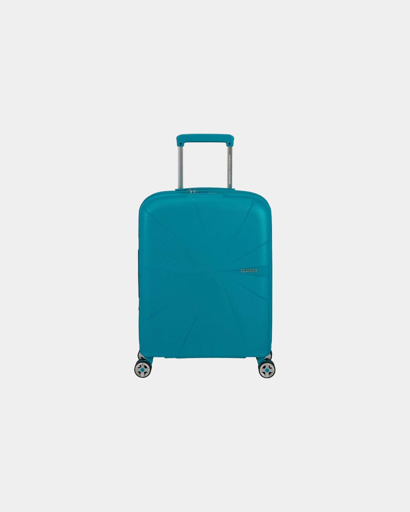 Custom durable RPET 77cm suitcase American Tourister - Turquoise