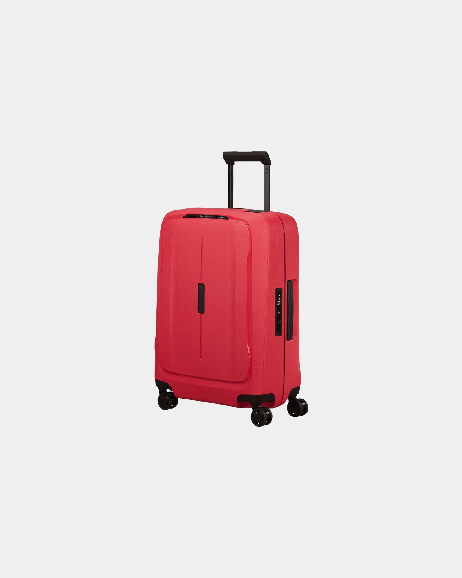Custom recycled Samsonite 55cm suitcase - Carmine Red