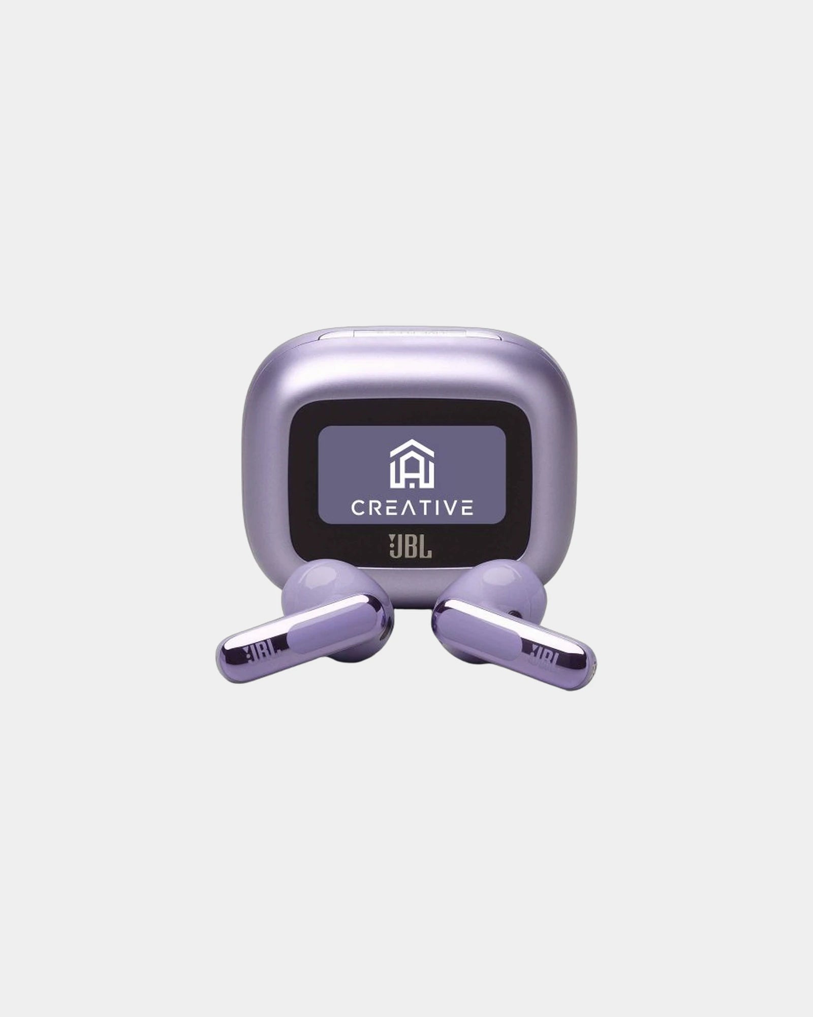 Custom JBL Live Flex 3 wireless earbuds - Purple
