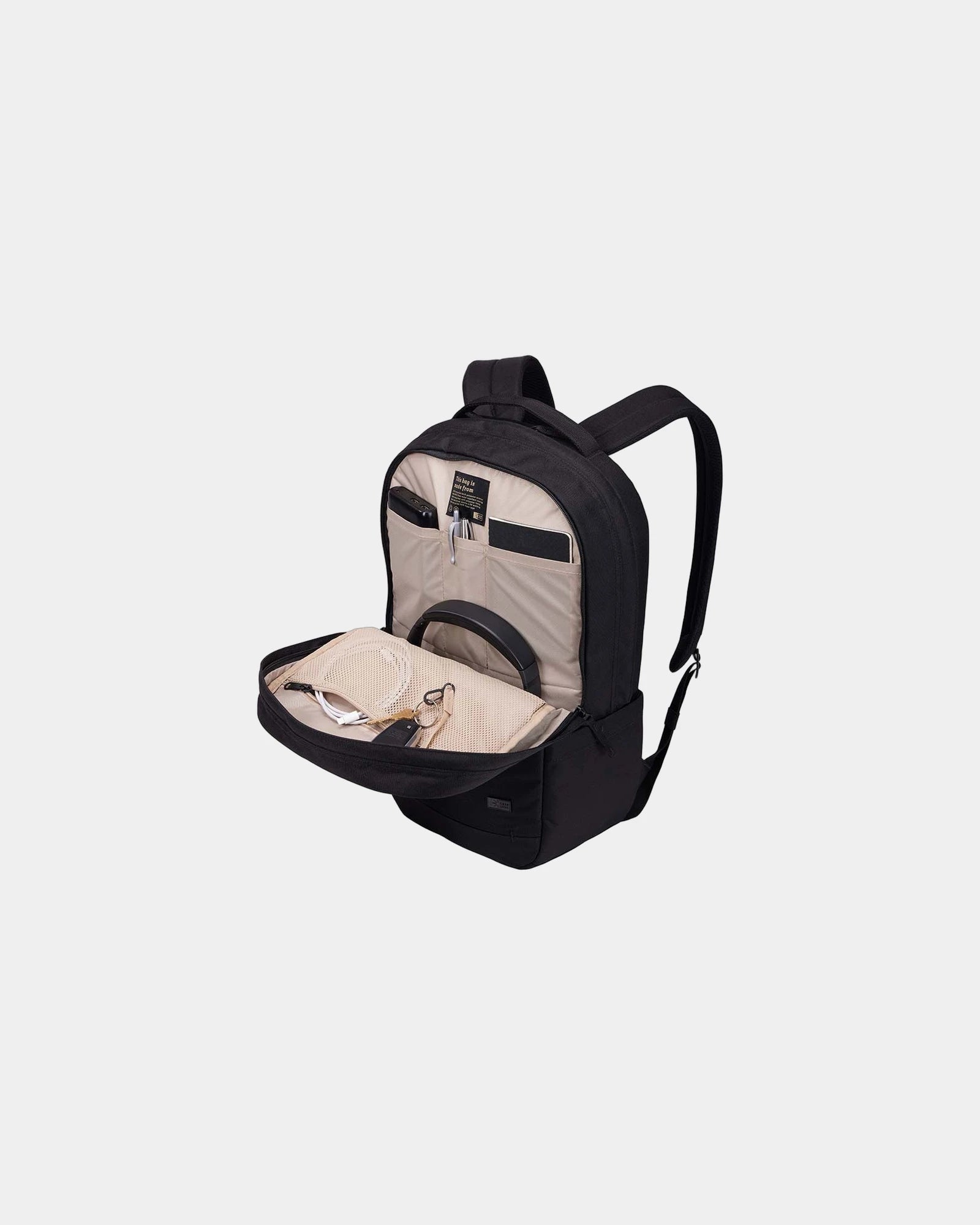 Custom recycled polyester laptop backpack Case Logic Invigo - 15