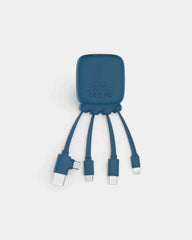 Pocket Battery 3,000 mAh & Customizable Multi-Cables