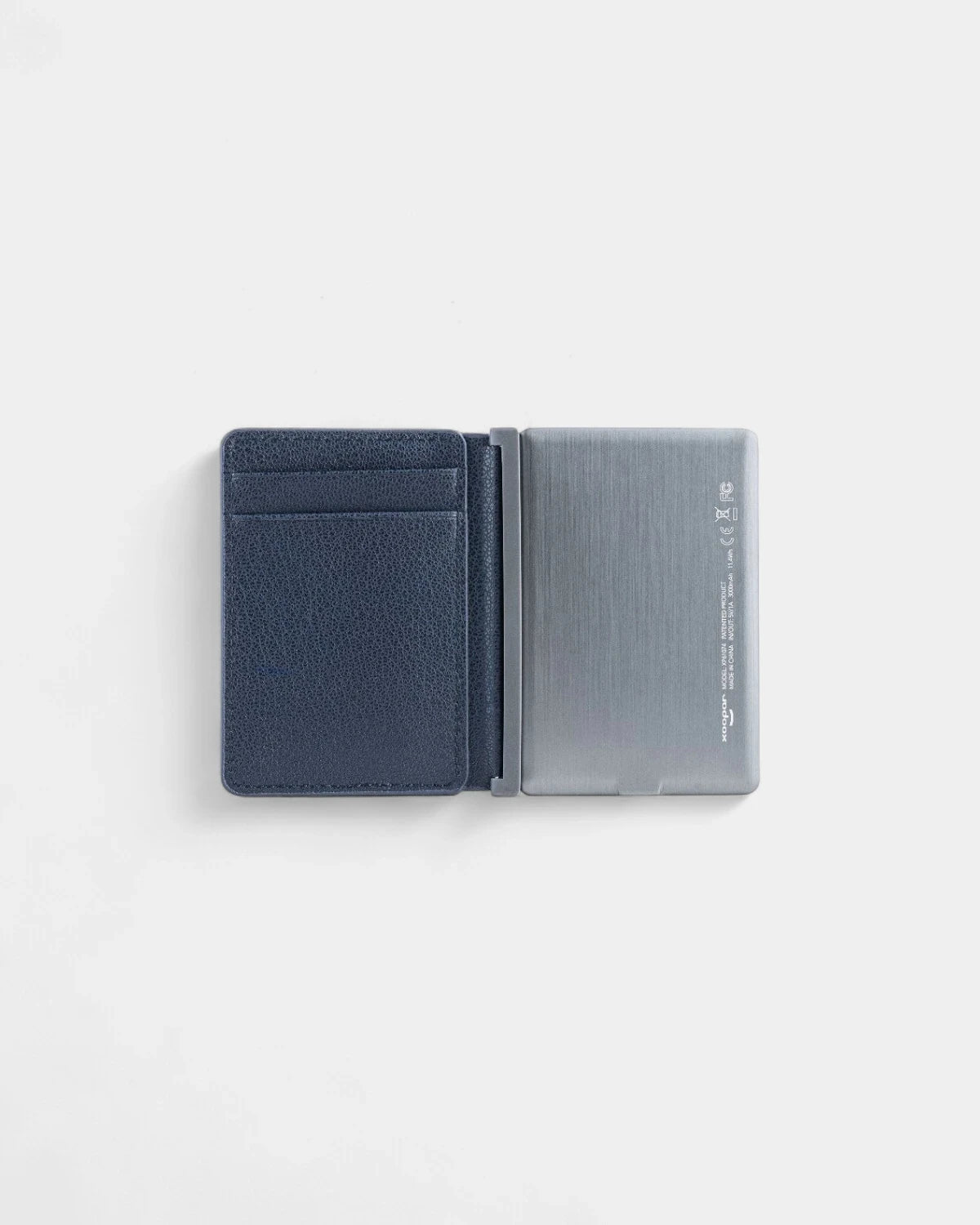 Customizable anti-RFID recycled leather card holder