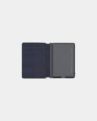 Customizable anti-RFID recycled leather card holder