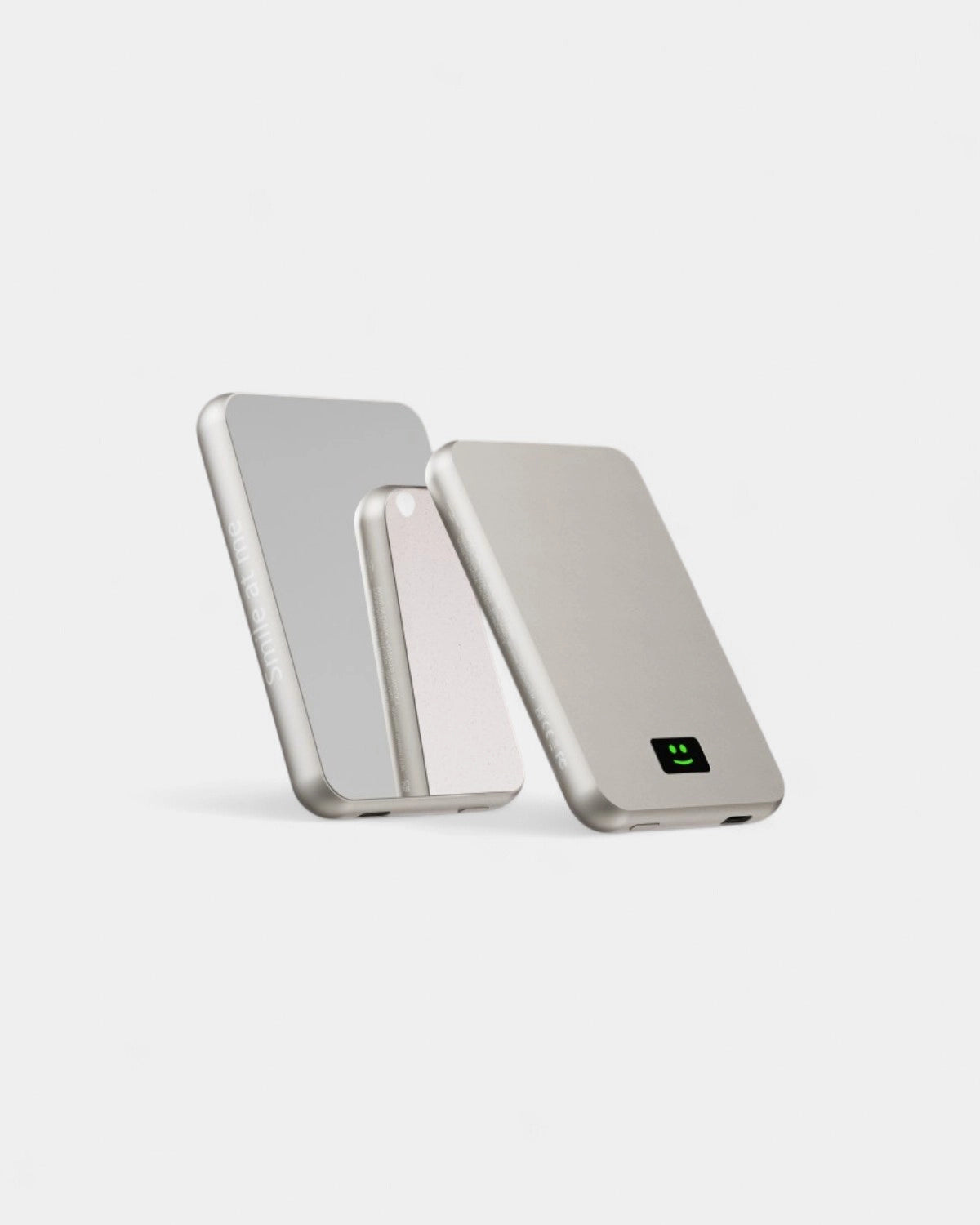 5000 mAh Powerbank with Built-in Mirror to Personalize