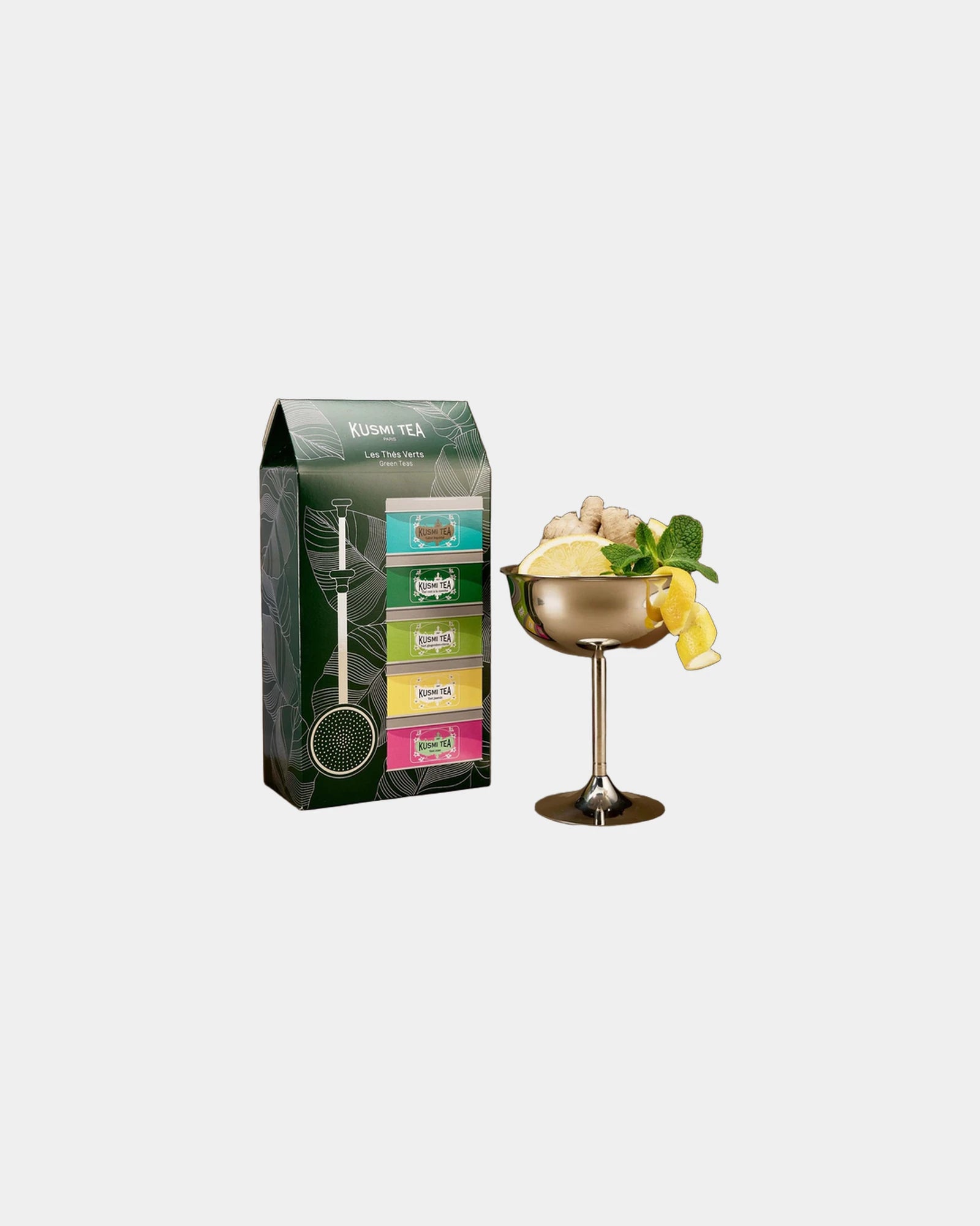 Custom organic green tea gift set Kusmi Tea - 2