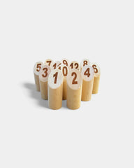 Wooden Mölkky Made in Europe Customizable