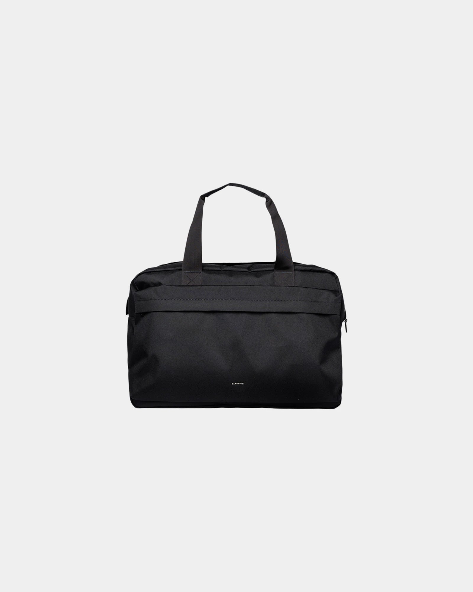 Sac de week-end recyclé Sandqvist GO Weekender L à personnaliser - Black