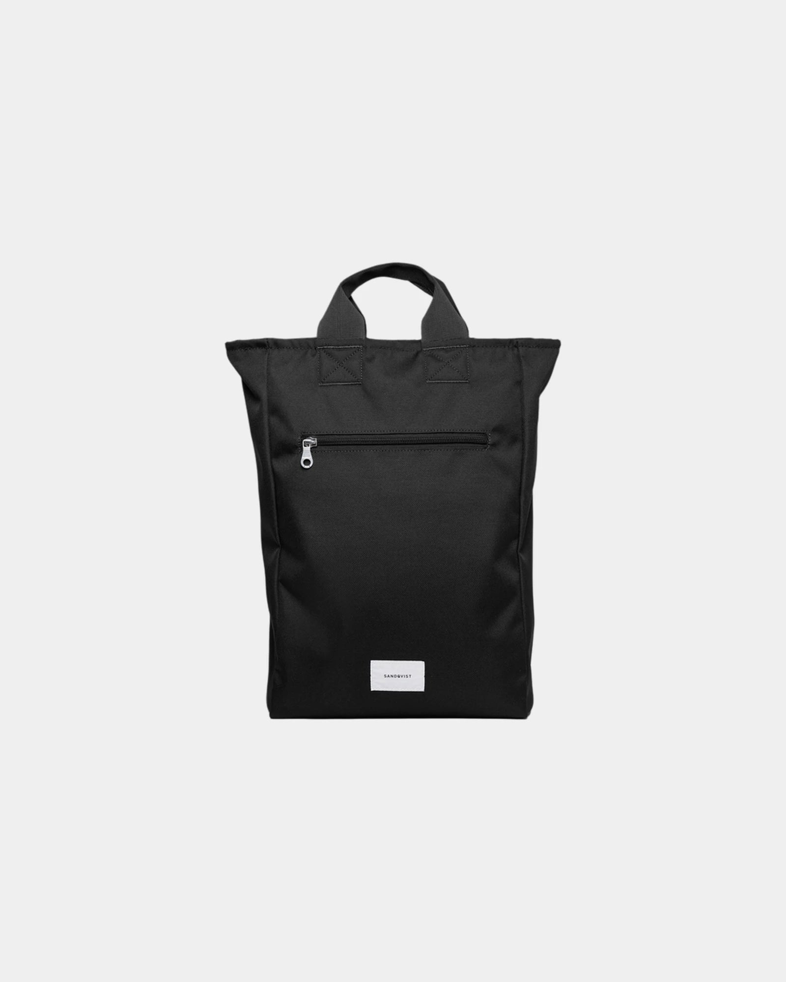 Sac à dos polyester recyclé Sandqvist Ground à personnaliser - Black