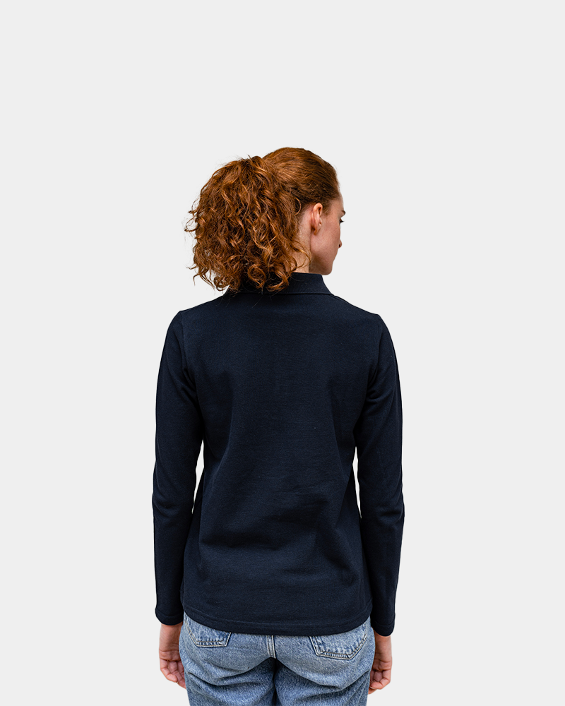 Women's Long Sleeve Polo to Customize