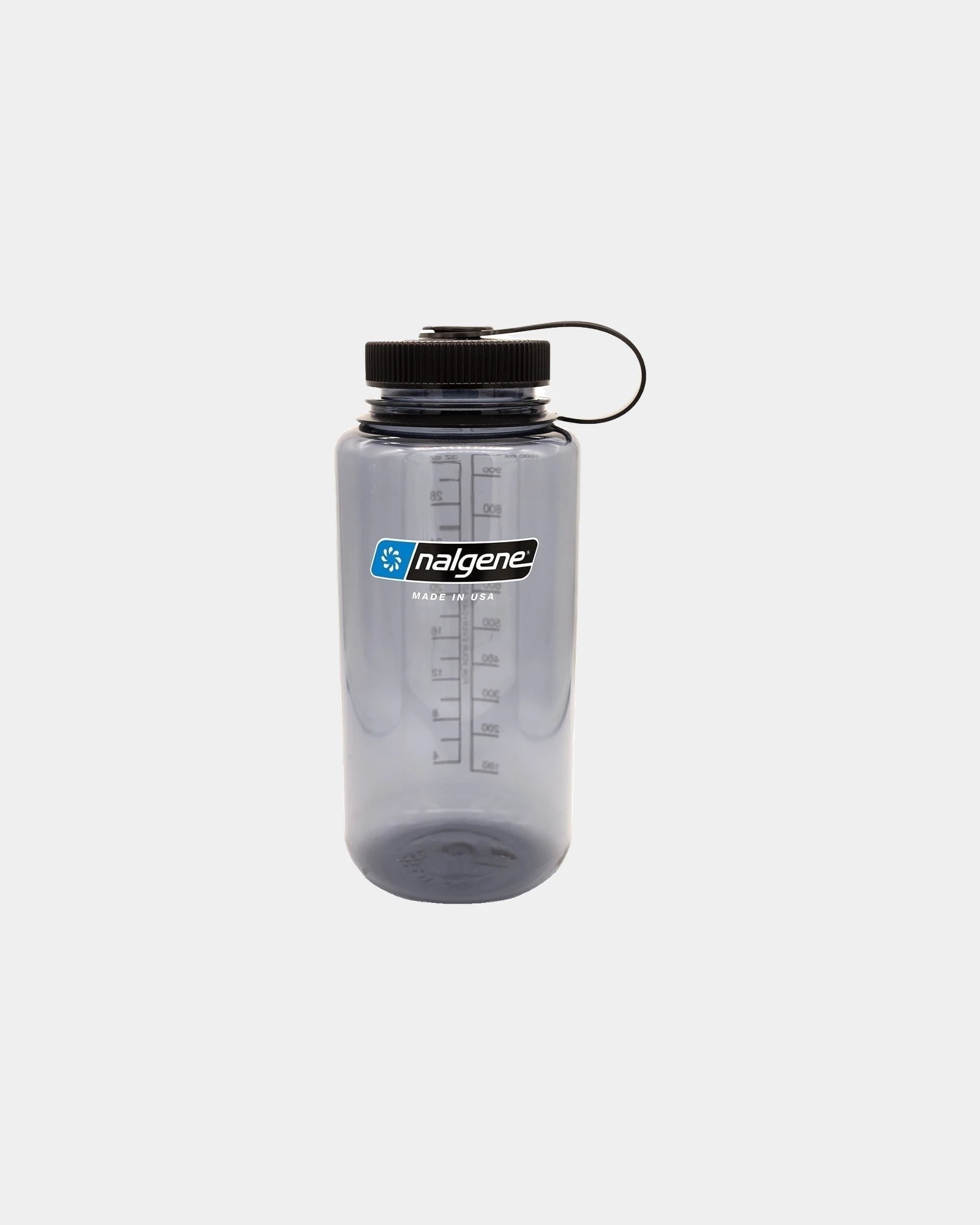 Custom eco-friendly 1L water bottle Nalgene - Grey Black