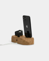 3-in-1 Wooden Wireless Charger Customizable - 12
