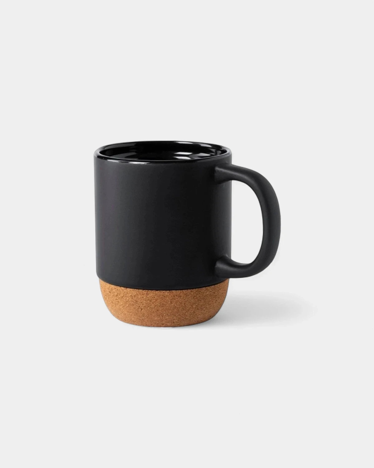 Ceramic and natural cork customizable mug