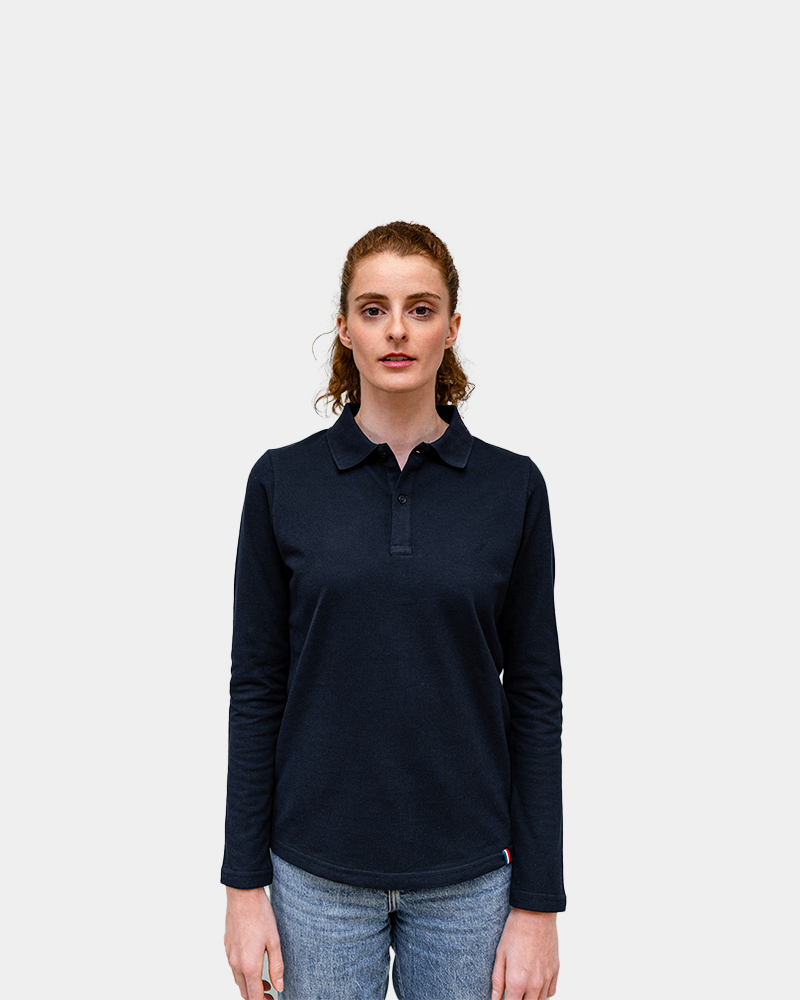 Women's Long Sleeve Polo to Customize