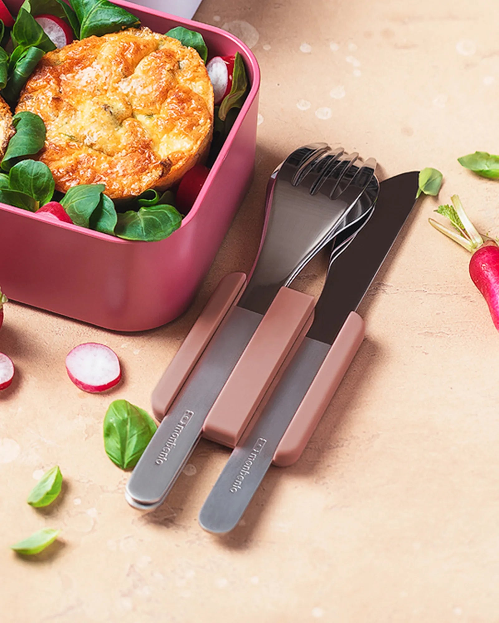 Custom stainless steel cutlery Monbento MB Slim Box - 17