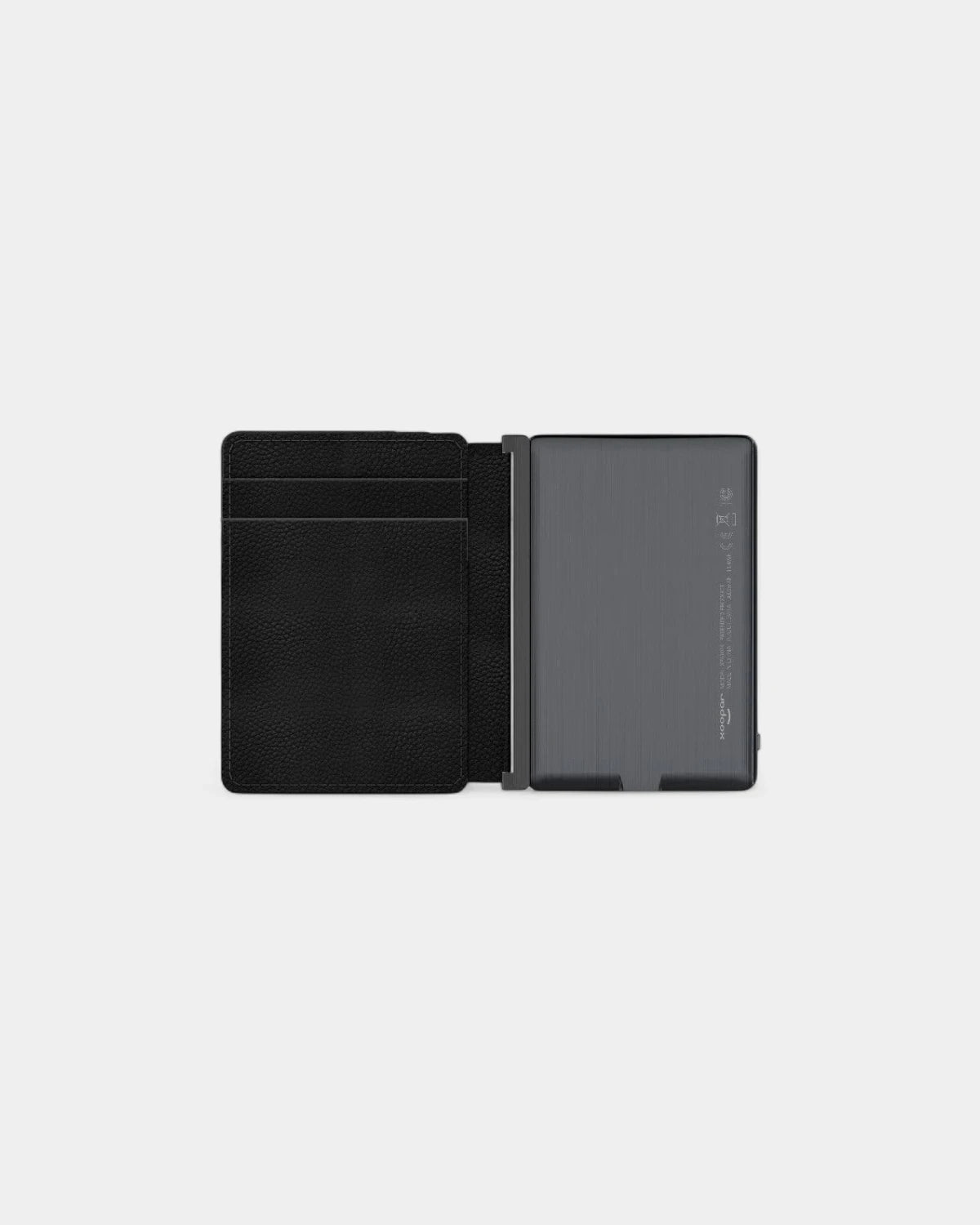 Customizable anti-RFID recycled leather card holder