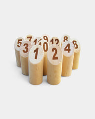 Wooden Mölkky Made in Europe Customizable