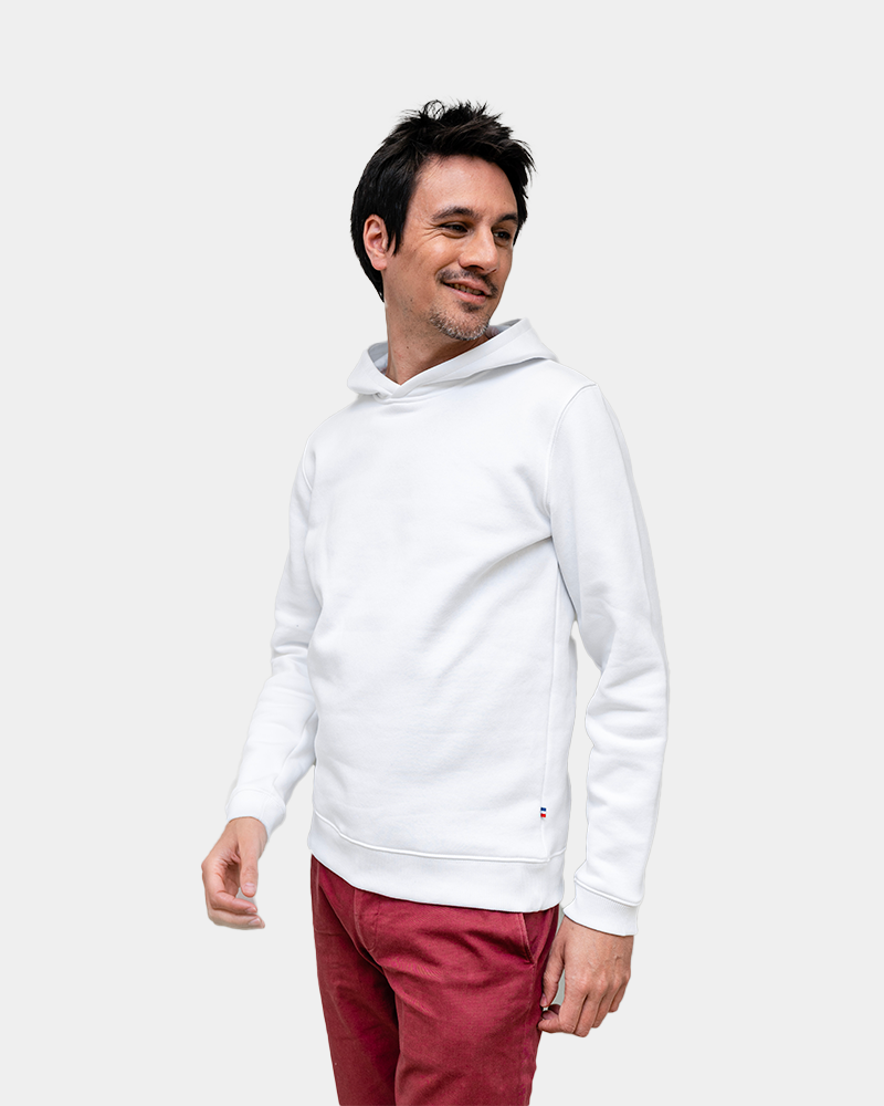 Men's Hooded Sweatshirt Made in France to Customize