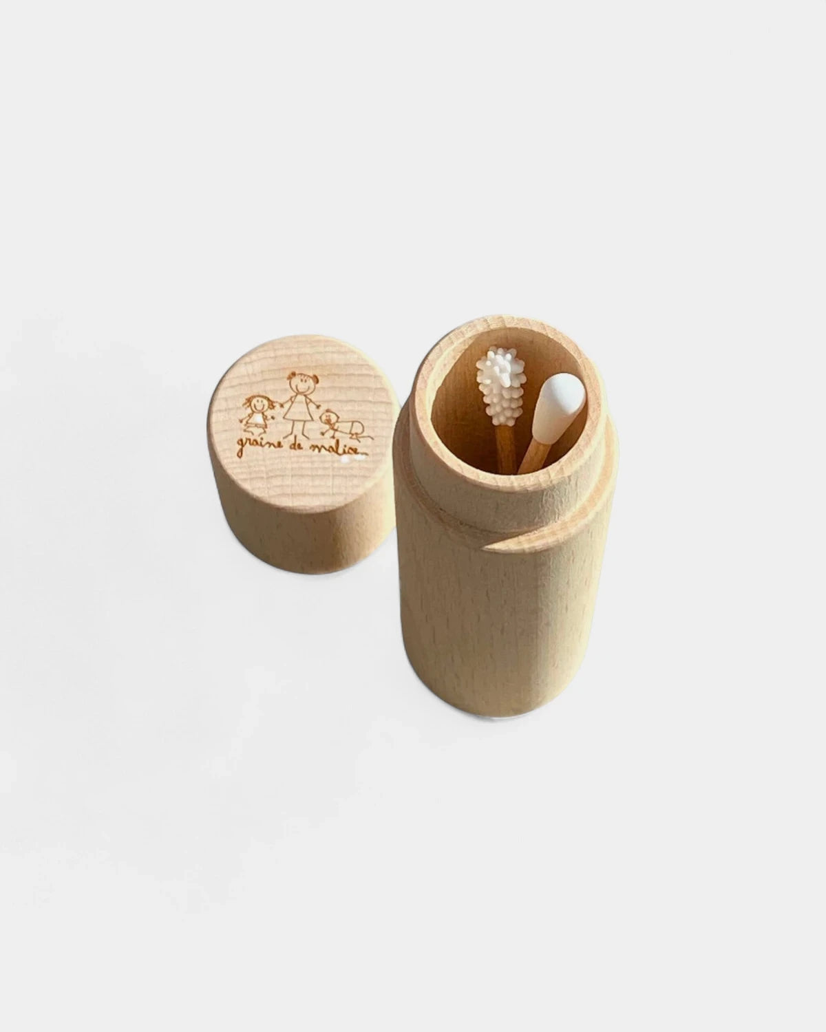 Customizable Reusable Cotton Swab and Beauty Applicator Duo