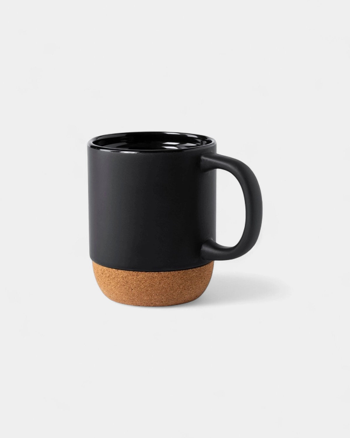 Ceramic and natural cork customizable mug