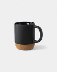 Ceramic and natural cork customizable mug