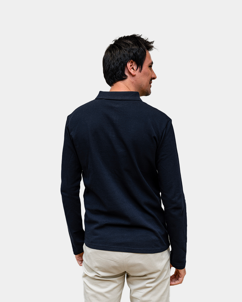 Men's Long Sleeve Polo to Personalize