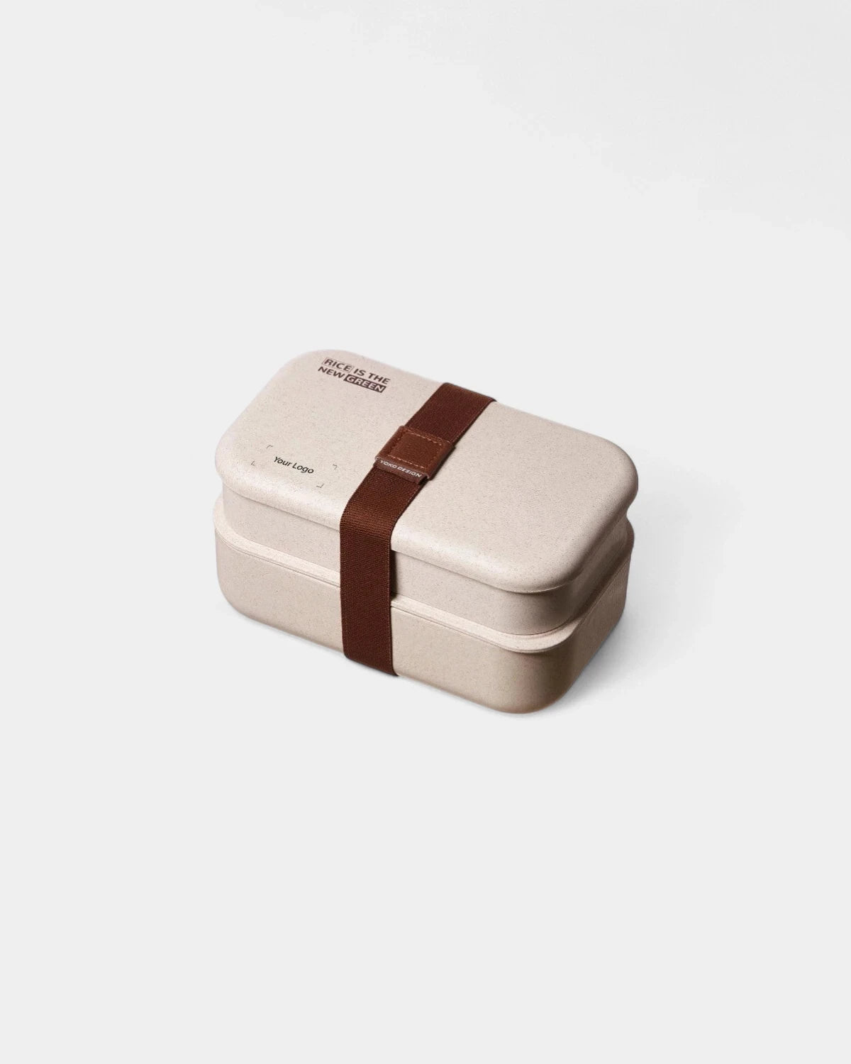2-Tier Wooden Fiber Lunchbox Customizable